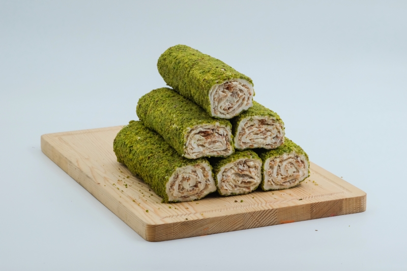 Toz Antep Fıstıklı Baklava Sarma Lokum